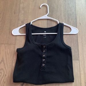 Black tank top, size small